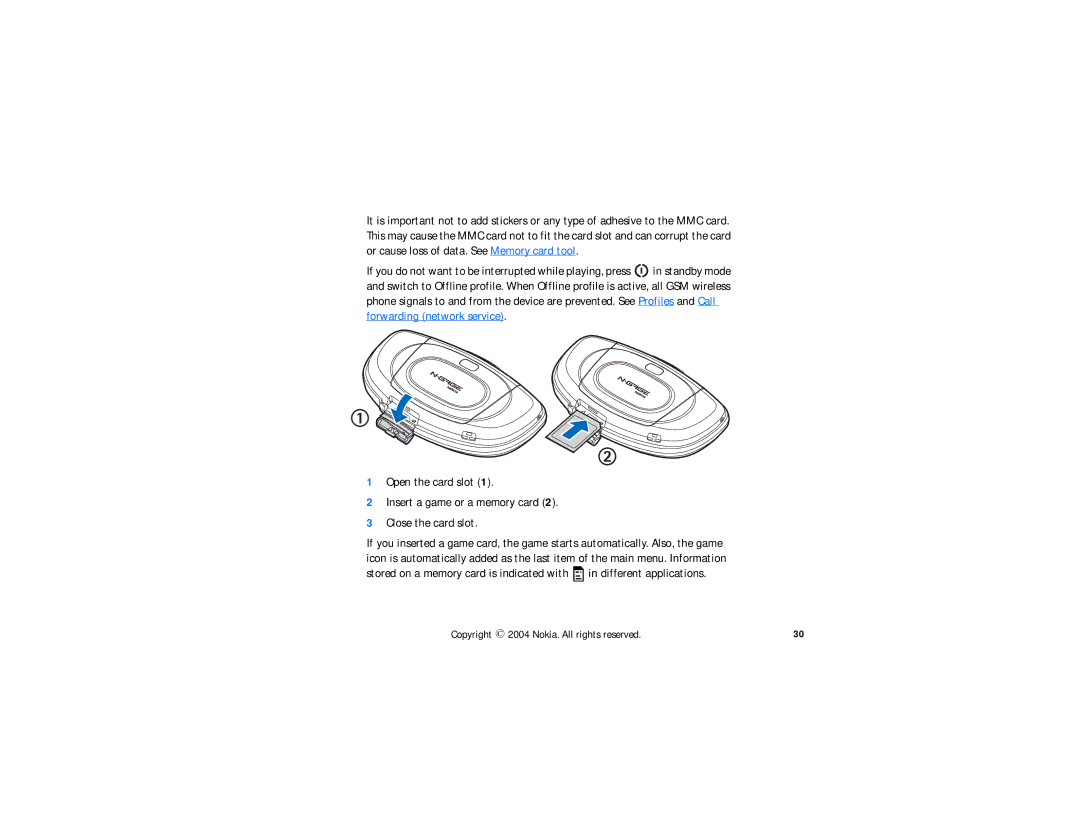 Nokia N-GAGE QD manual 