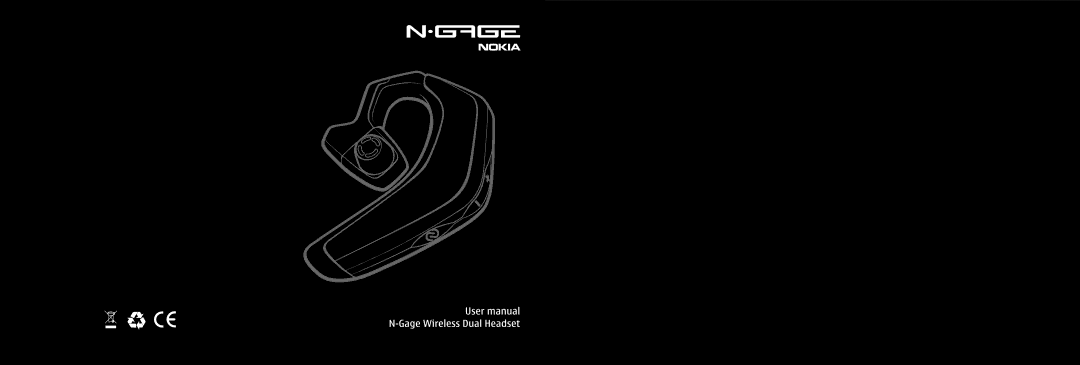 Nokia N-GAGE manual 