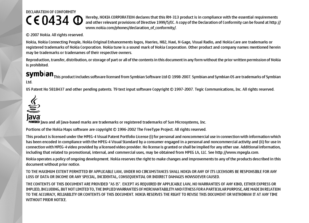 Nokia N82 manual 