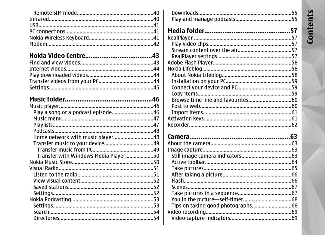 Nokia N95 manual Nokia Video Centre 