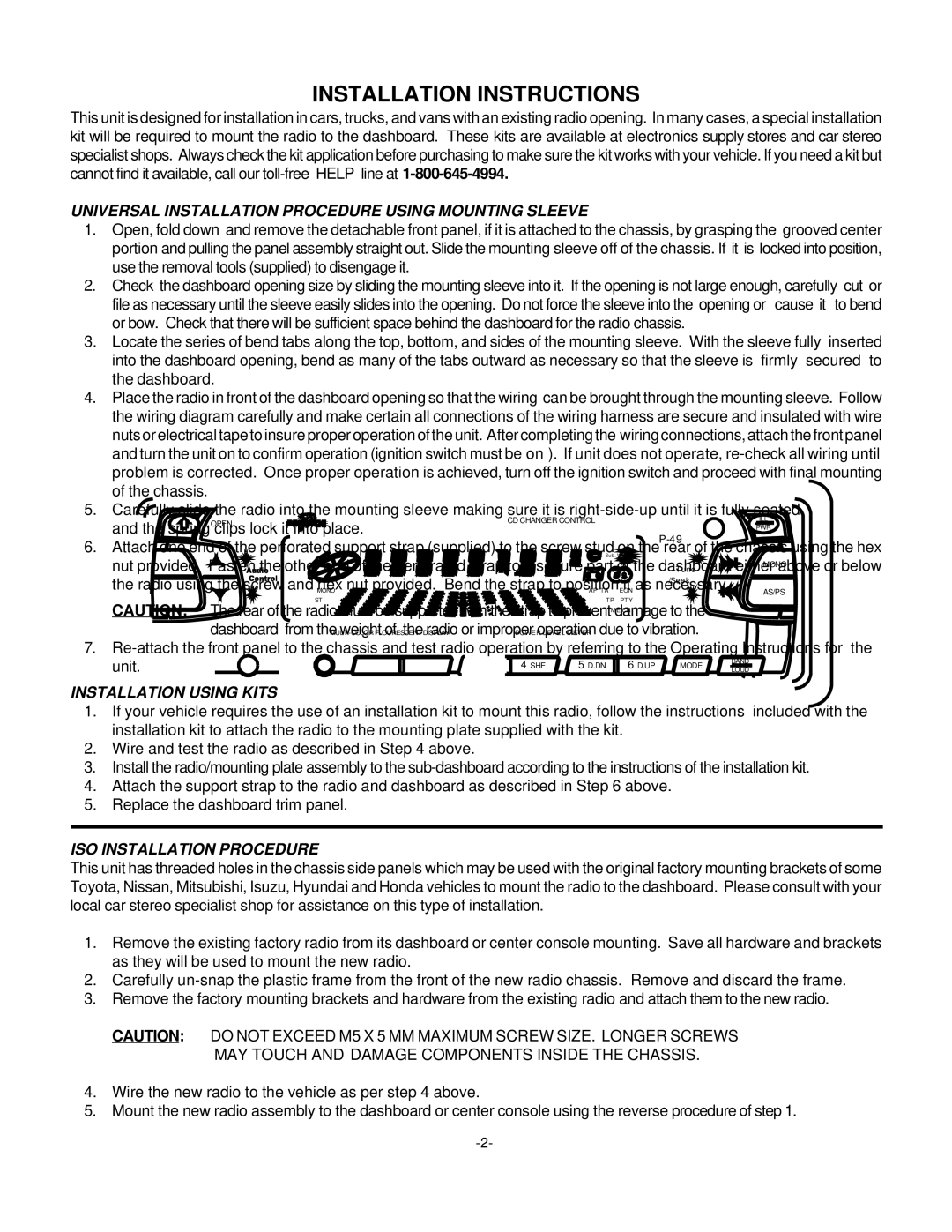 Nokia P-49 installation manual Installation Instructions 