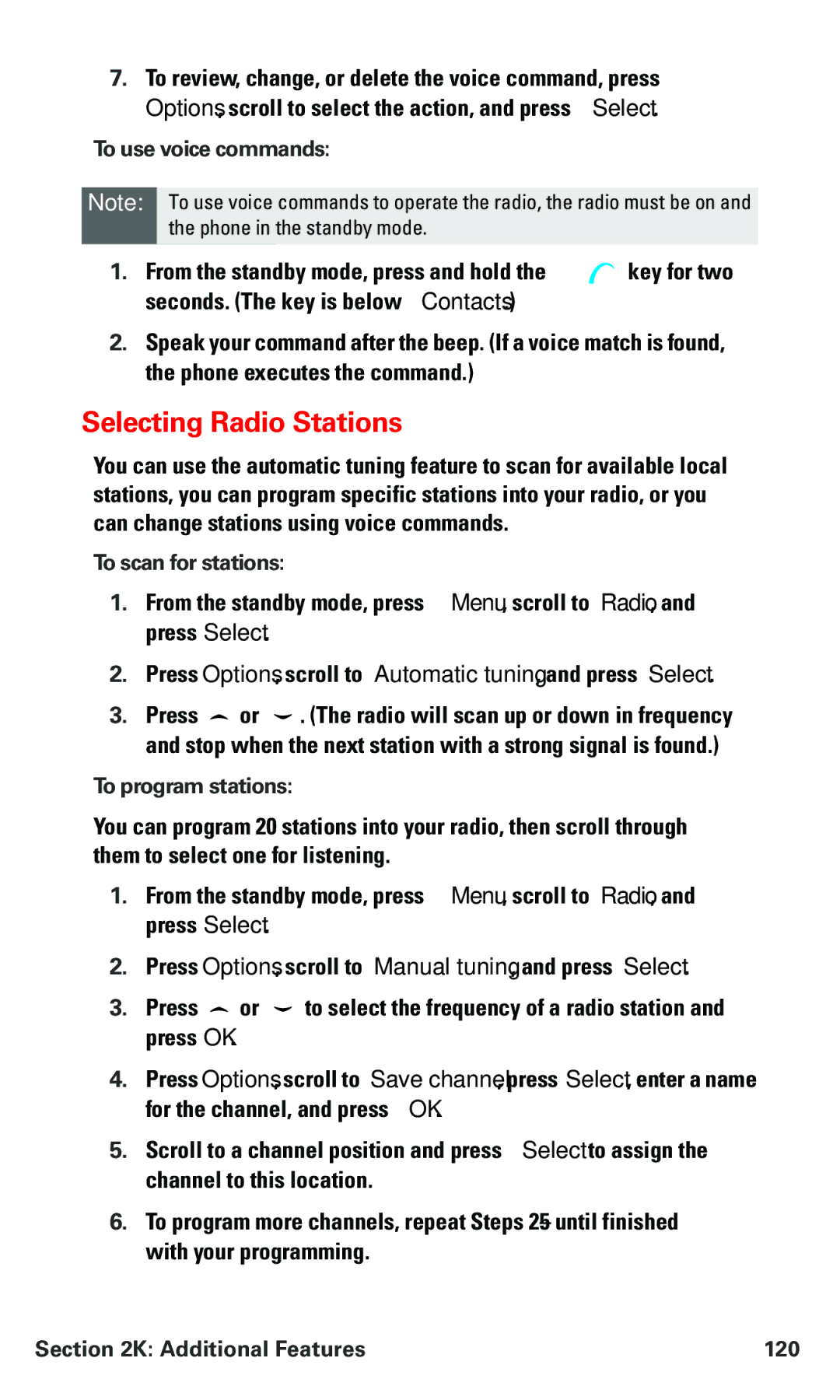 Nokia PM 3205 manual Selecting Radio Stations, To use voice commands, To scan for stations, To program stations 