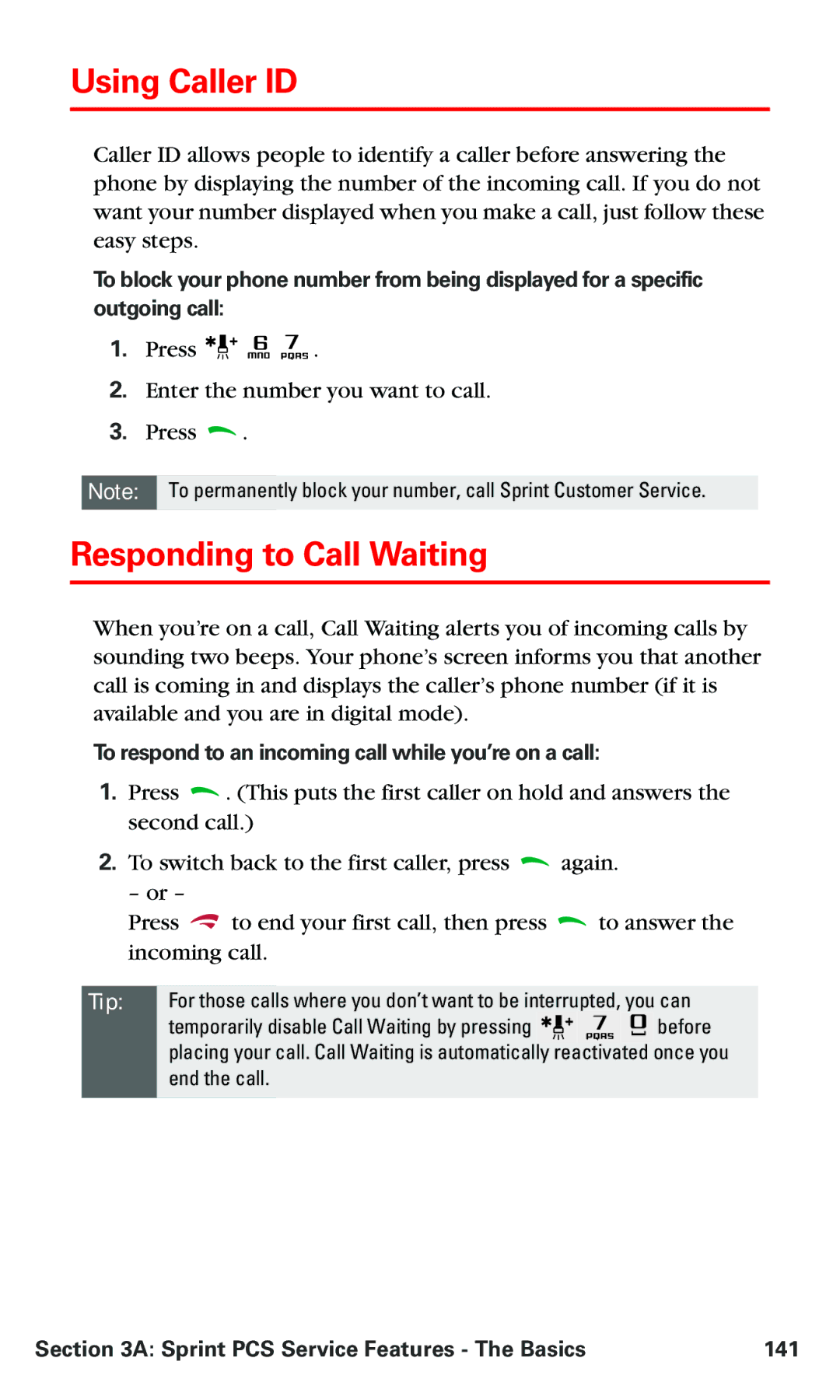 Nokia PM 3205 manual Using Caller ID, Responding to Call Waiting, To respond to an incoming call while you’re on a call 