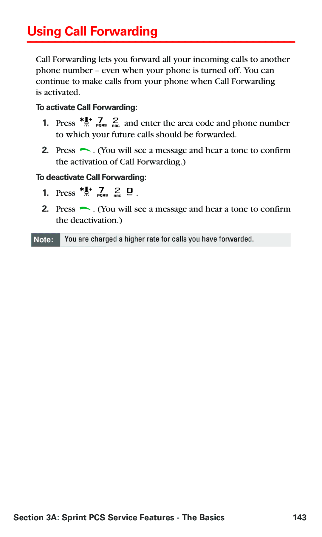 Nokia PM 3205 manual Using Call Forwarding, To activate Call Forwarding, To deactivate Call Forwarding 