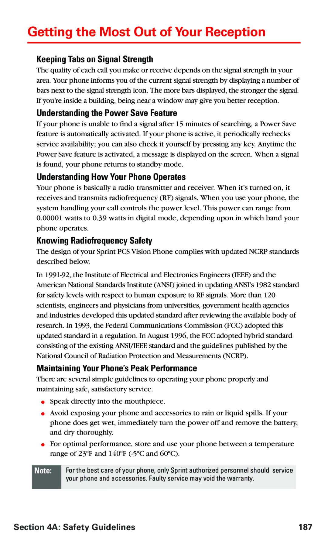 Nokia PM 3205 manual Getting the Most Out of Your Reception 