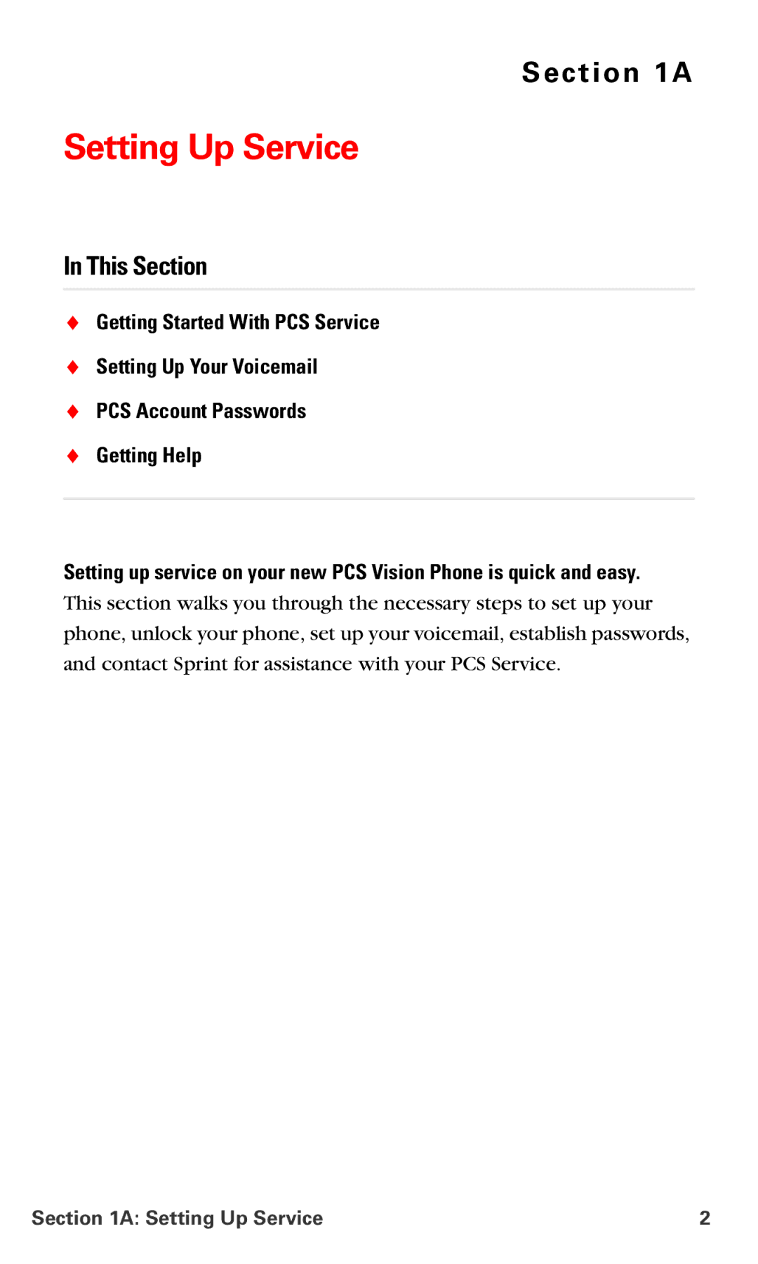 Nokia PM-6225 manual Setting Up Service 