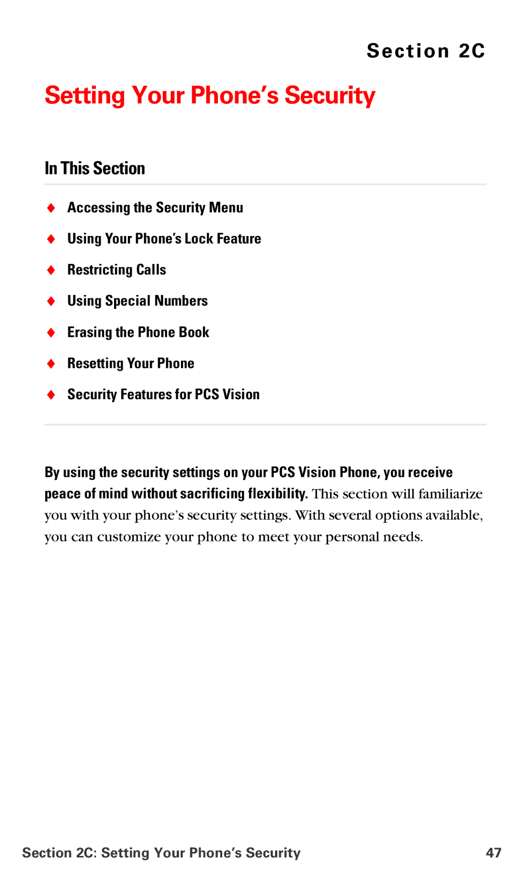 Nokia PM-6225 manual Setting Your Phone’s Security 