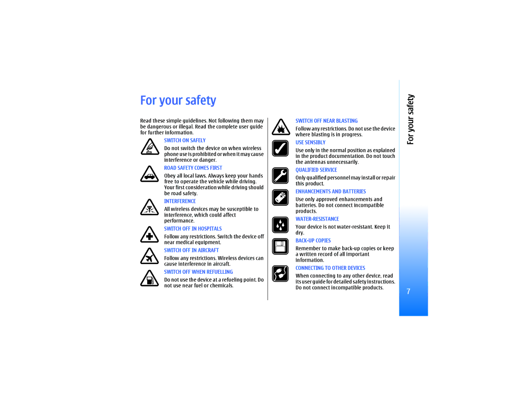 Nokia RM-10 manual For your safety, Only qualified personnel may install or repair this product 