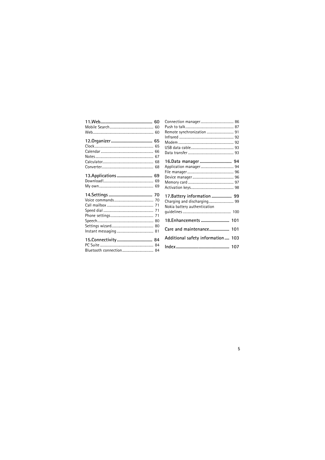 Nokia RM-230 manual Nokia battery authentication 