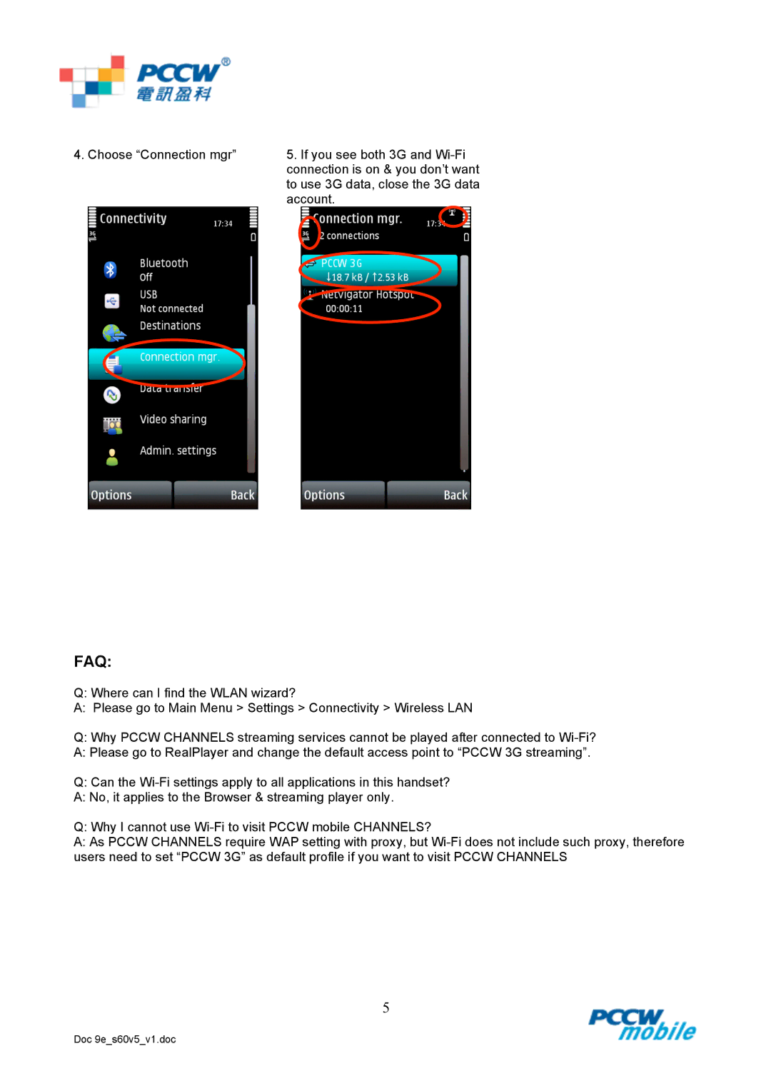 Nokia S60 v5 manual Faq 