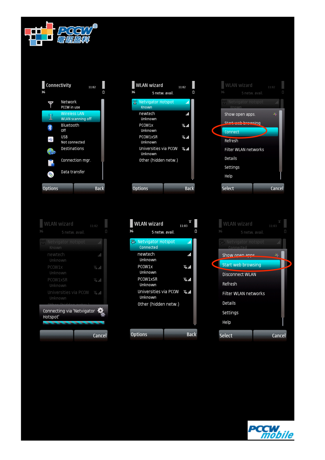 Nokia S60 v5 manual Choose “Wireless LAN” 