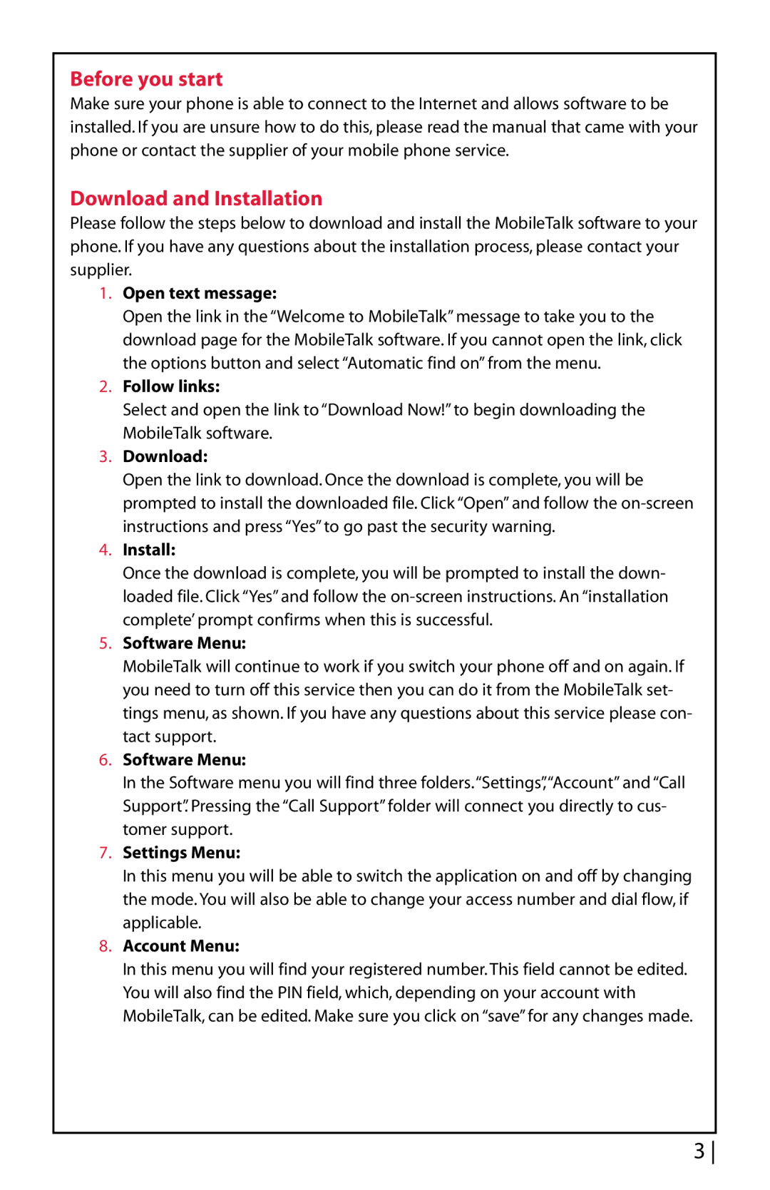 Nokia S60V2 manual Before you start 