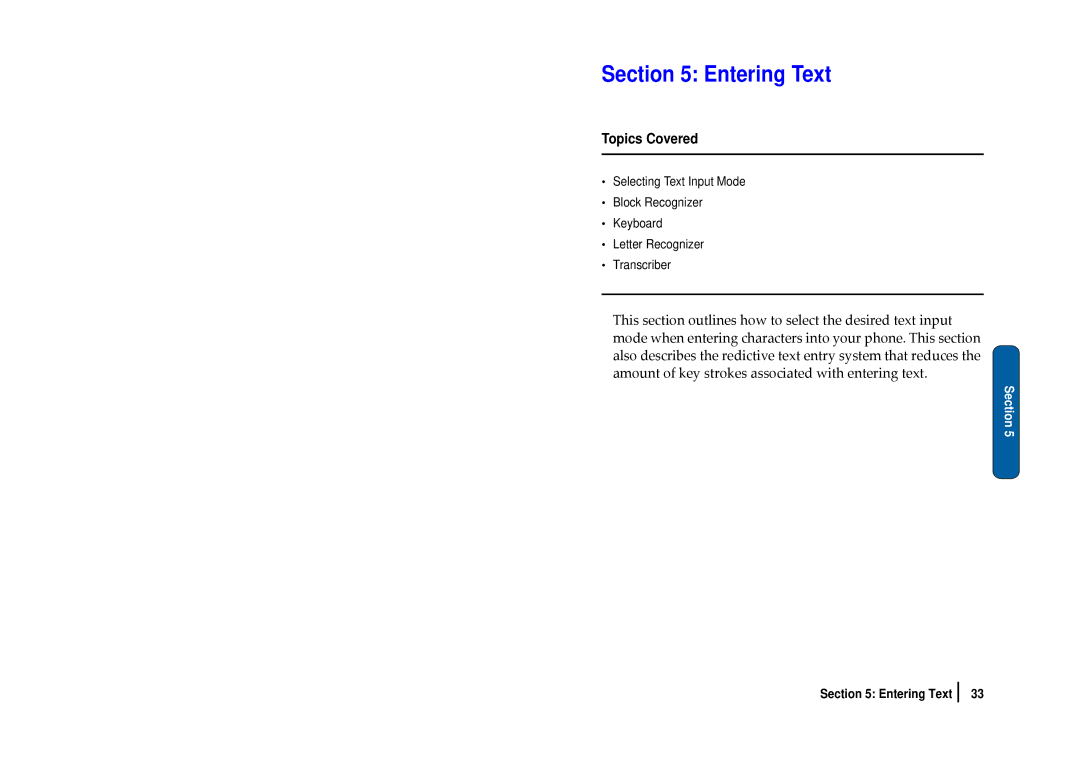 Nokia SCH-i830 manual Entering Text 