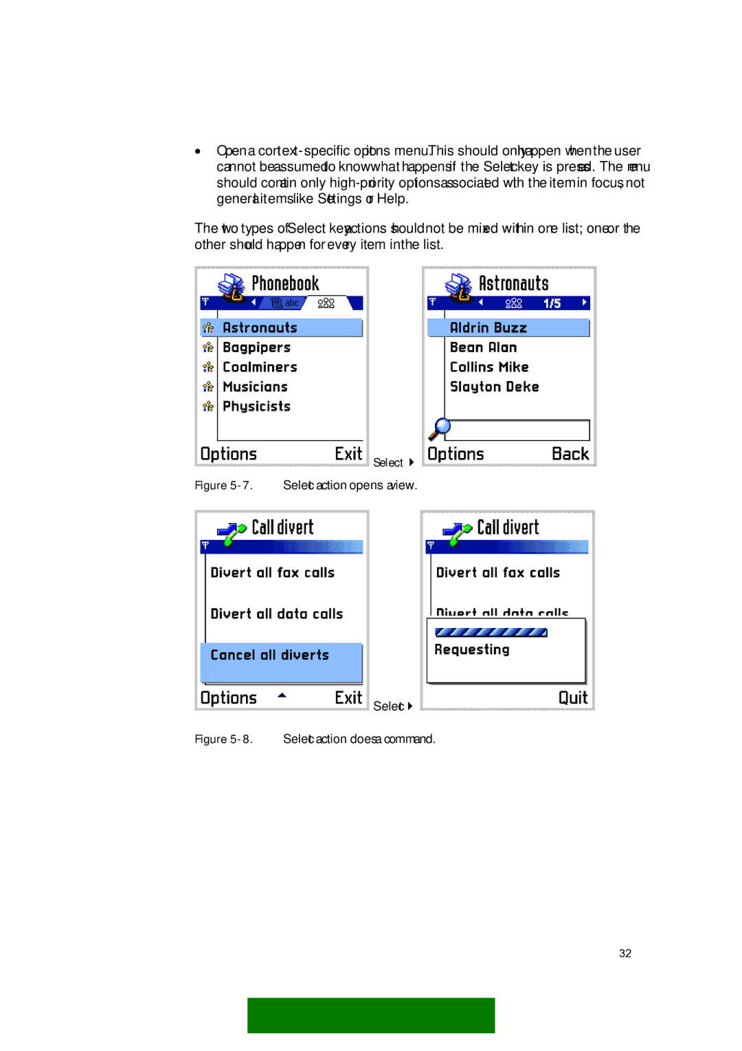 Nokia Series 60 manual Select 