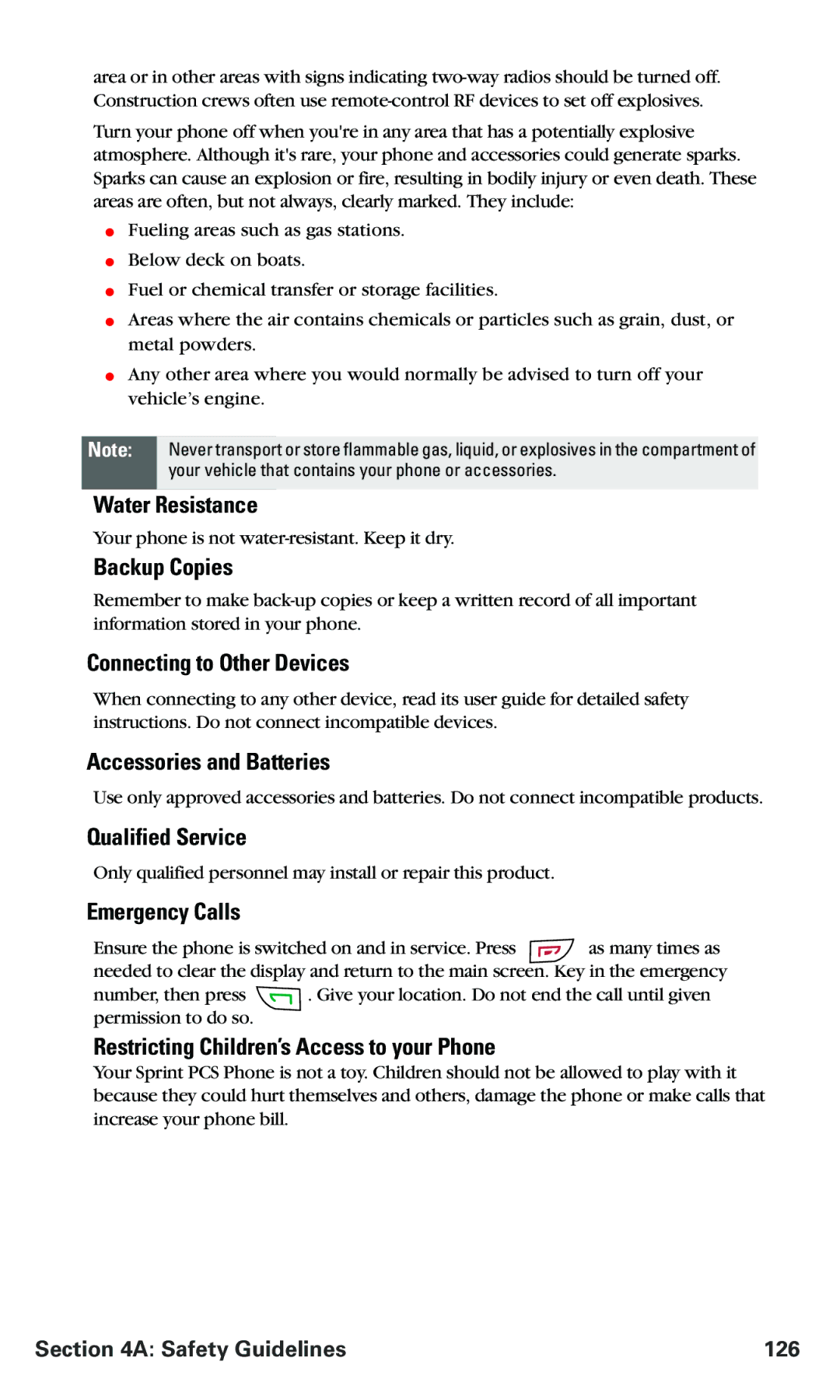 Nokia V-6016i Water Resistance, Backup Copies, Connecting to Other Devices, Accessories and Batteries, Qualified Service 