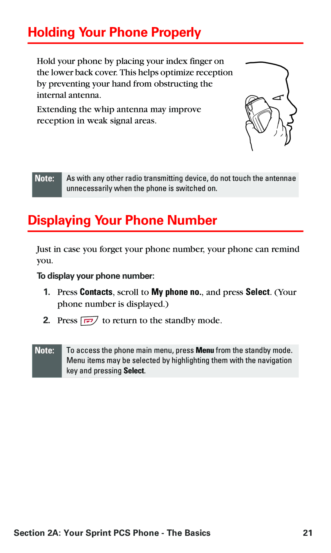 Nokia V-6016i manual Holding Your Phone Properly, Displaying Your Phone Number, To display your phone number 