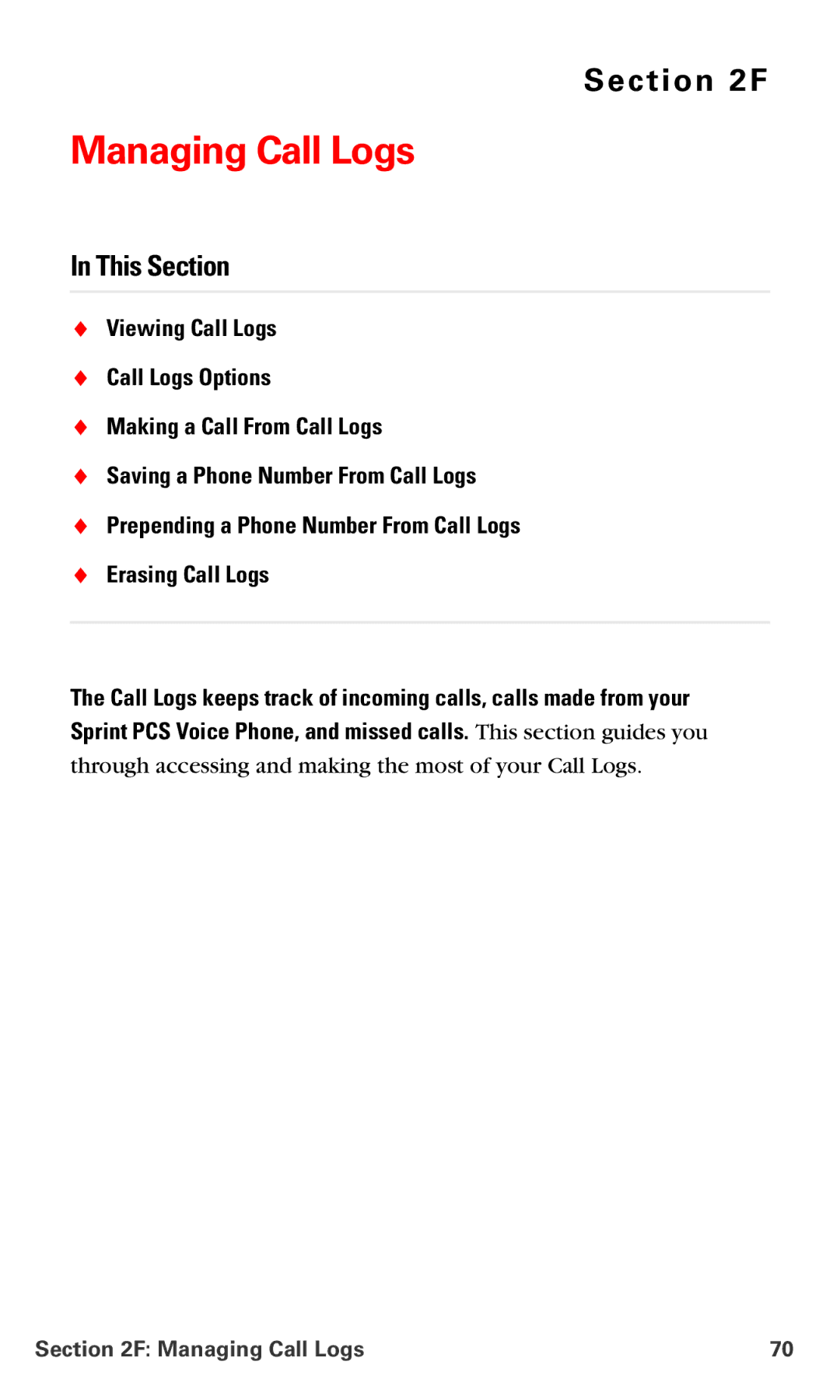 Nokia V-6016i manual Managing Call Logs 