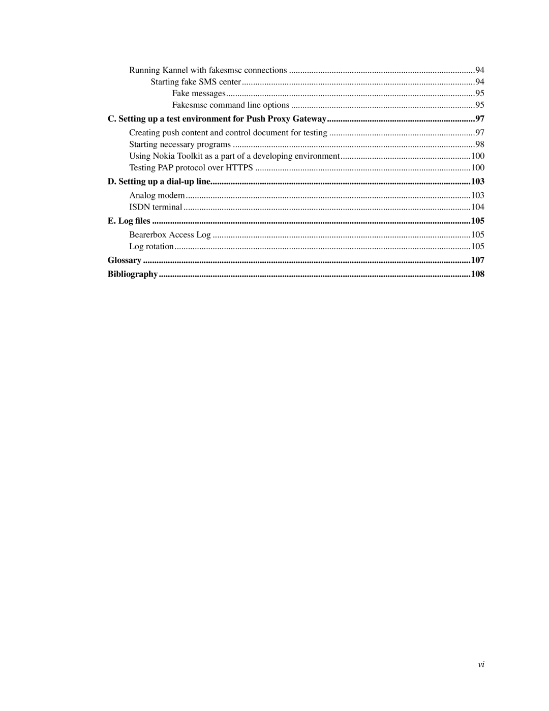 Nokia WAP and SMS gateway manual Fake messages Fakesmsc command line options 