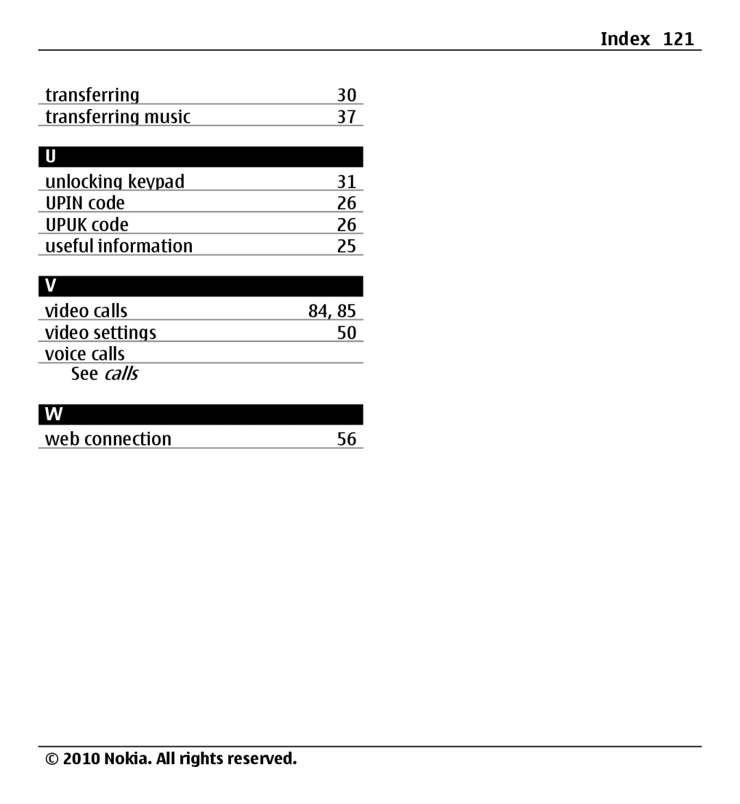 Nokia X500 manual See calls 