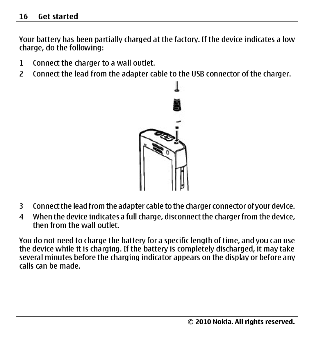 Nokia X500 manual Get started 