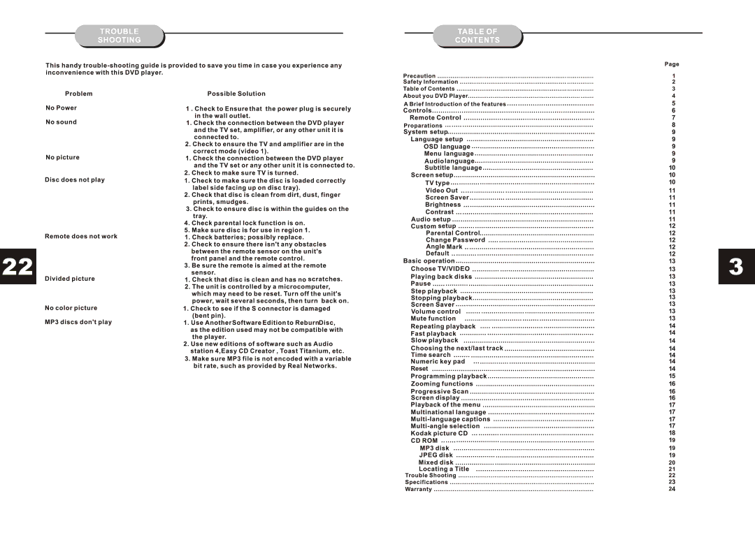 Norcent Technologies DP315 manual 