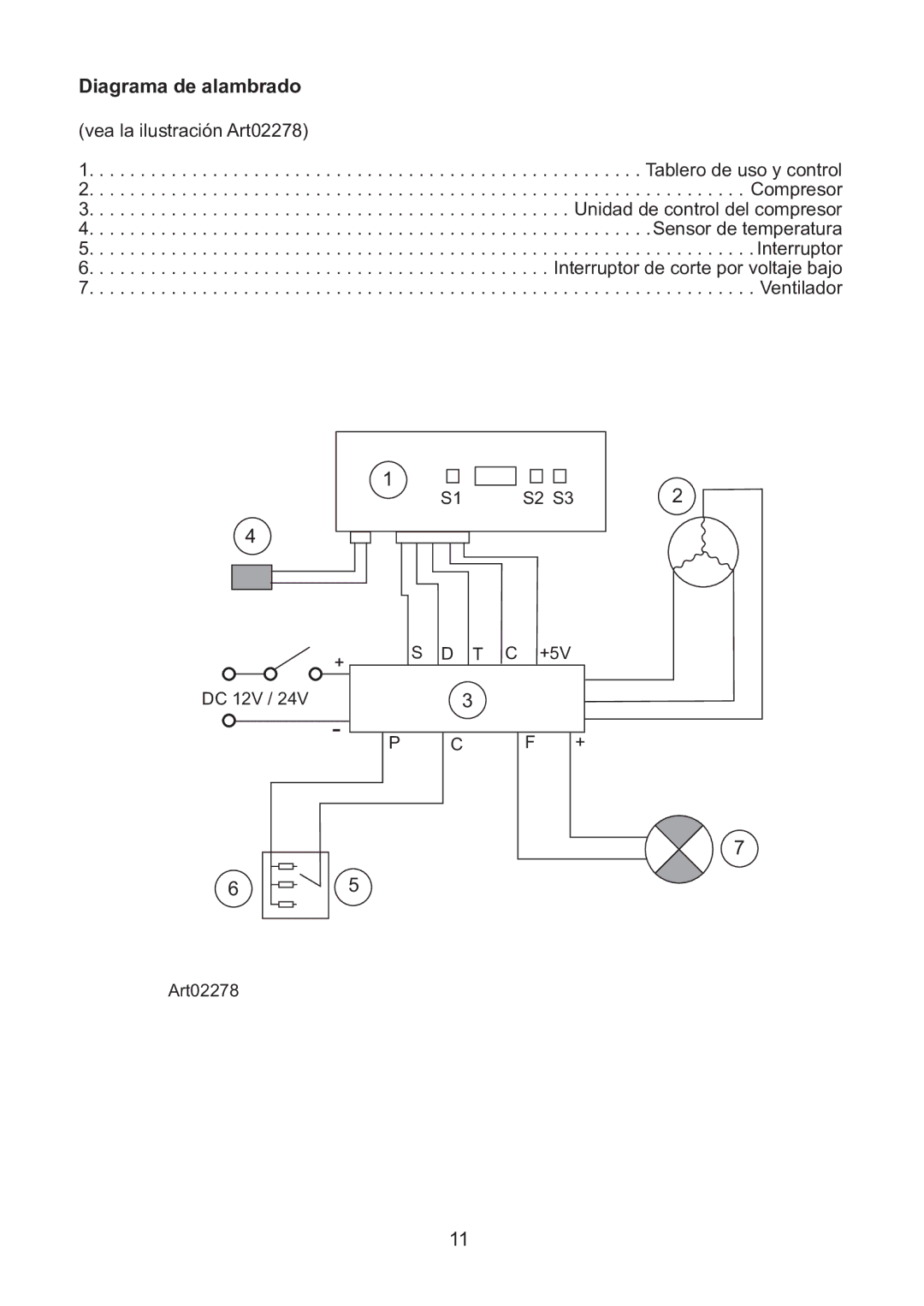 Norcold NRF30 manual Diagrama de alambrado 