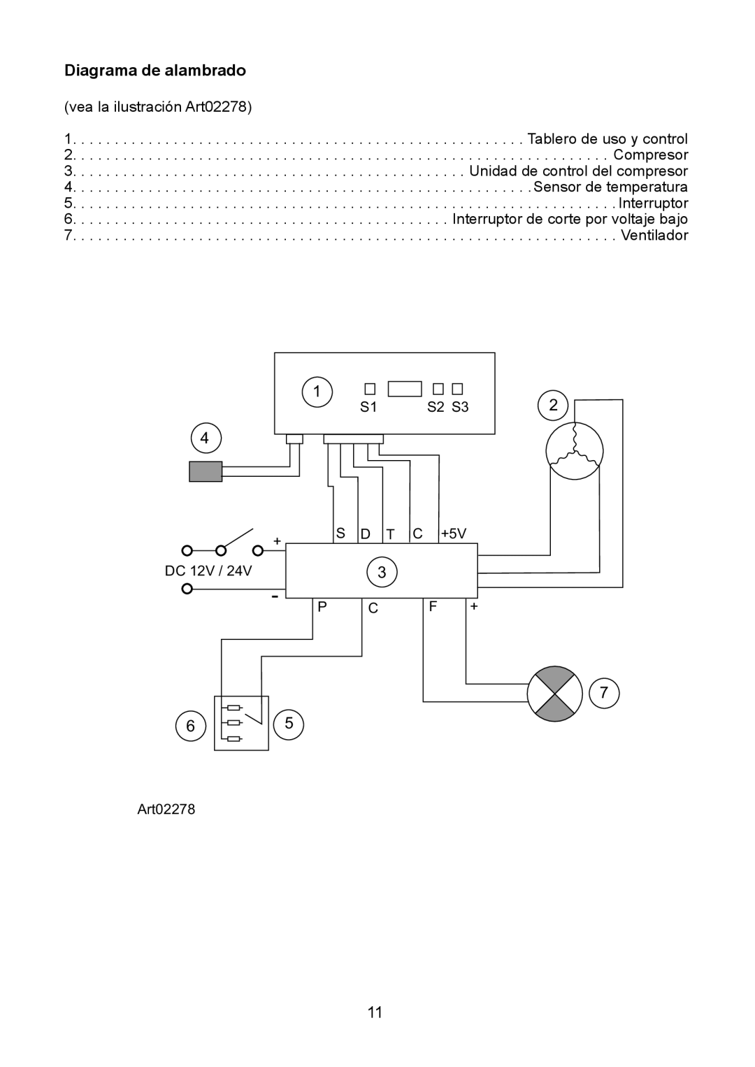 Norcold NRF30 manual Diagrama de alambrado 