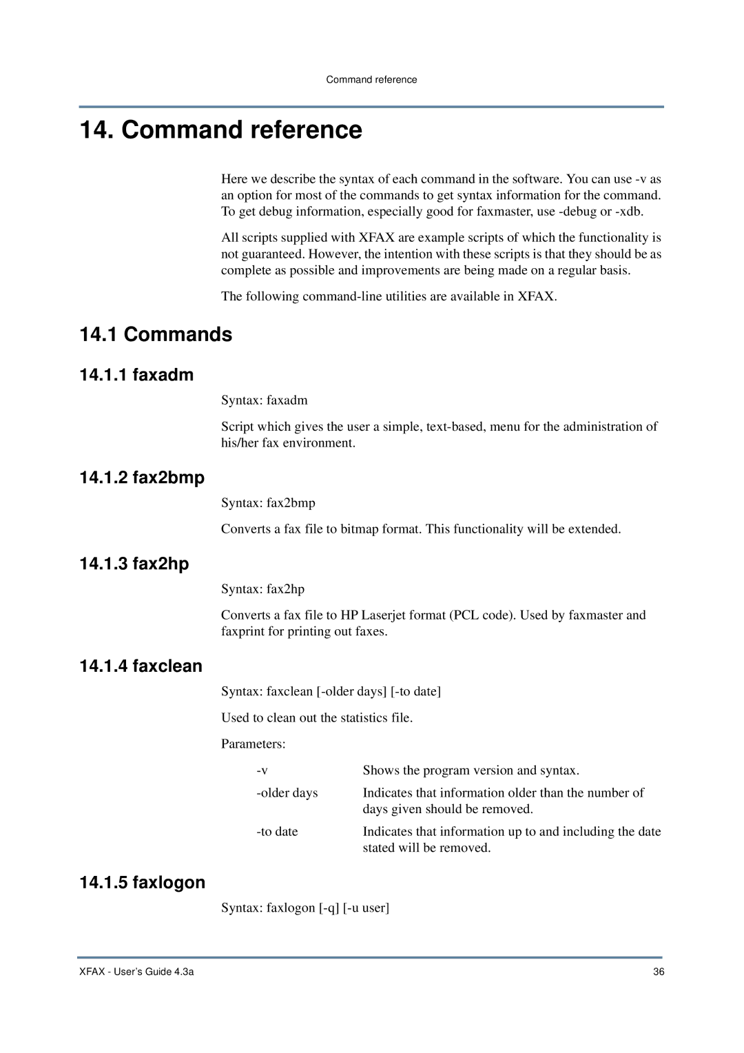 Nordic Star Products 4.3A manual Command reference, Commands 