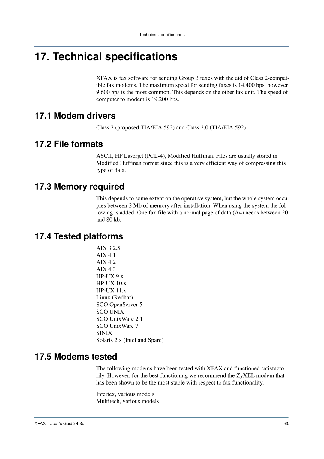 Nordic Star Products 4.3A manual Technical specifications 