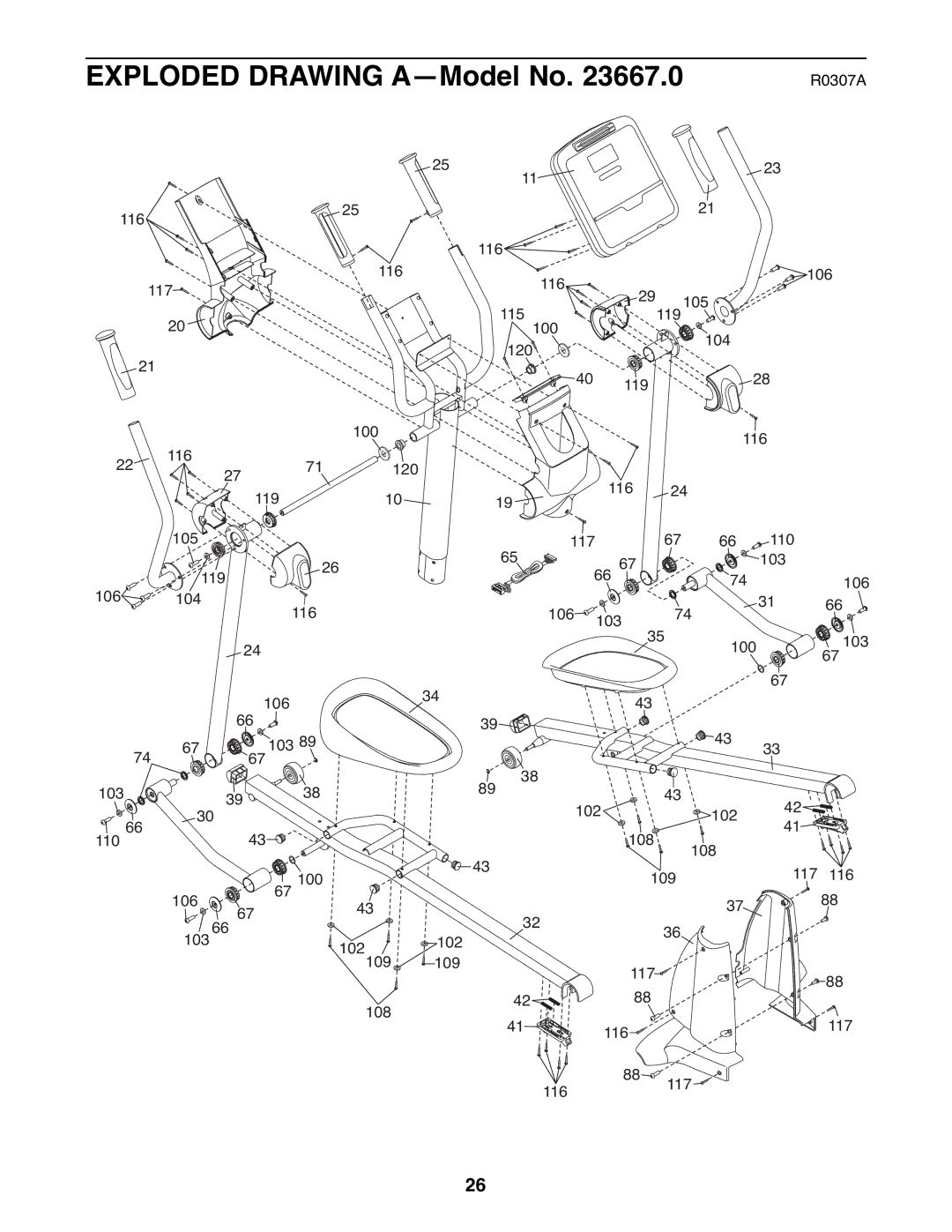 NordicTrack 23667.0 user manual R0307A 