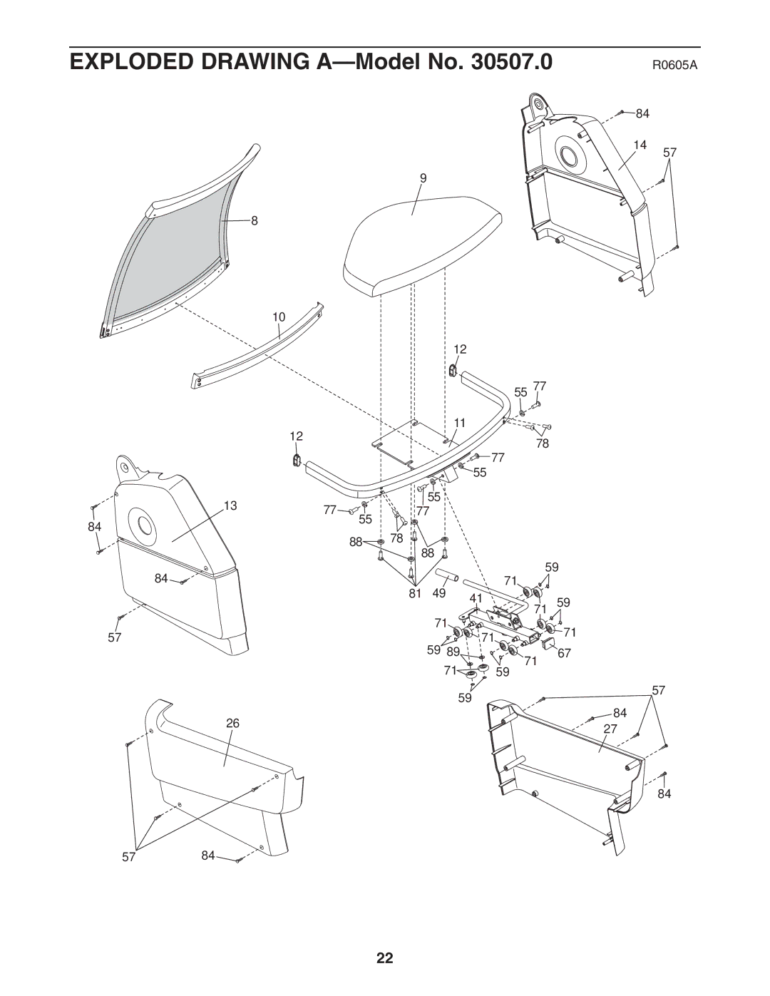 NordicTrack 30507.0 user manual R0605A 