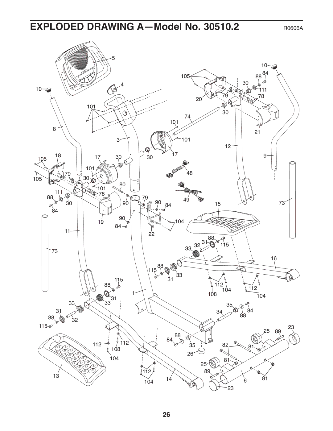 NordicTrack 30510.2 user manual R0606A 