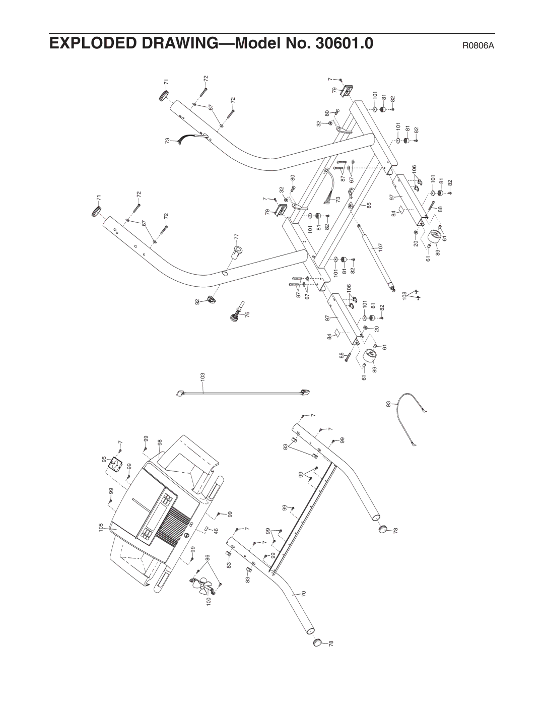 NordicTrack 30601.0 user manual 