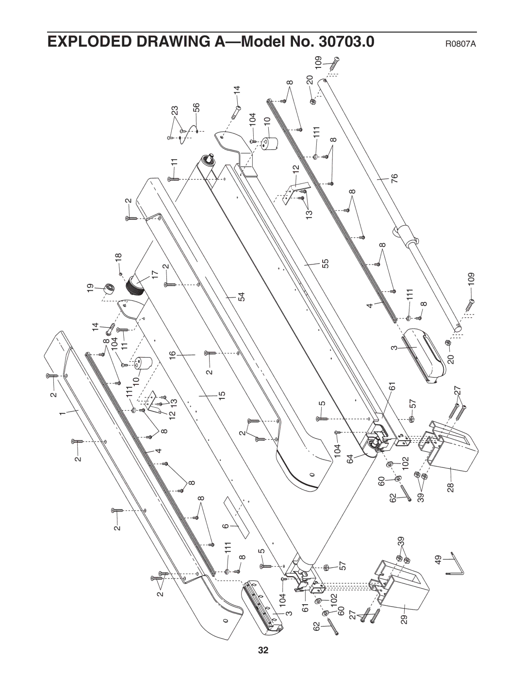 NordicTrack 30703.0 user manual 