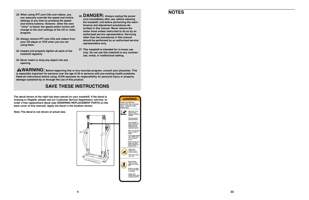 NordicTrack 4200 R user manual 