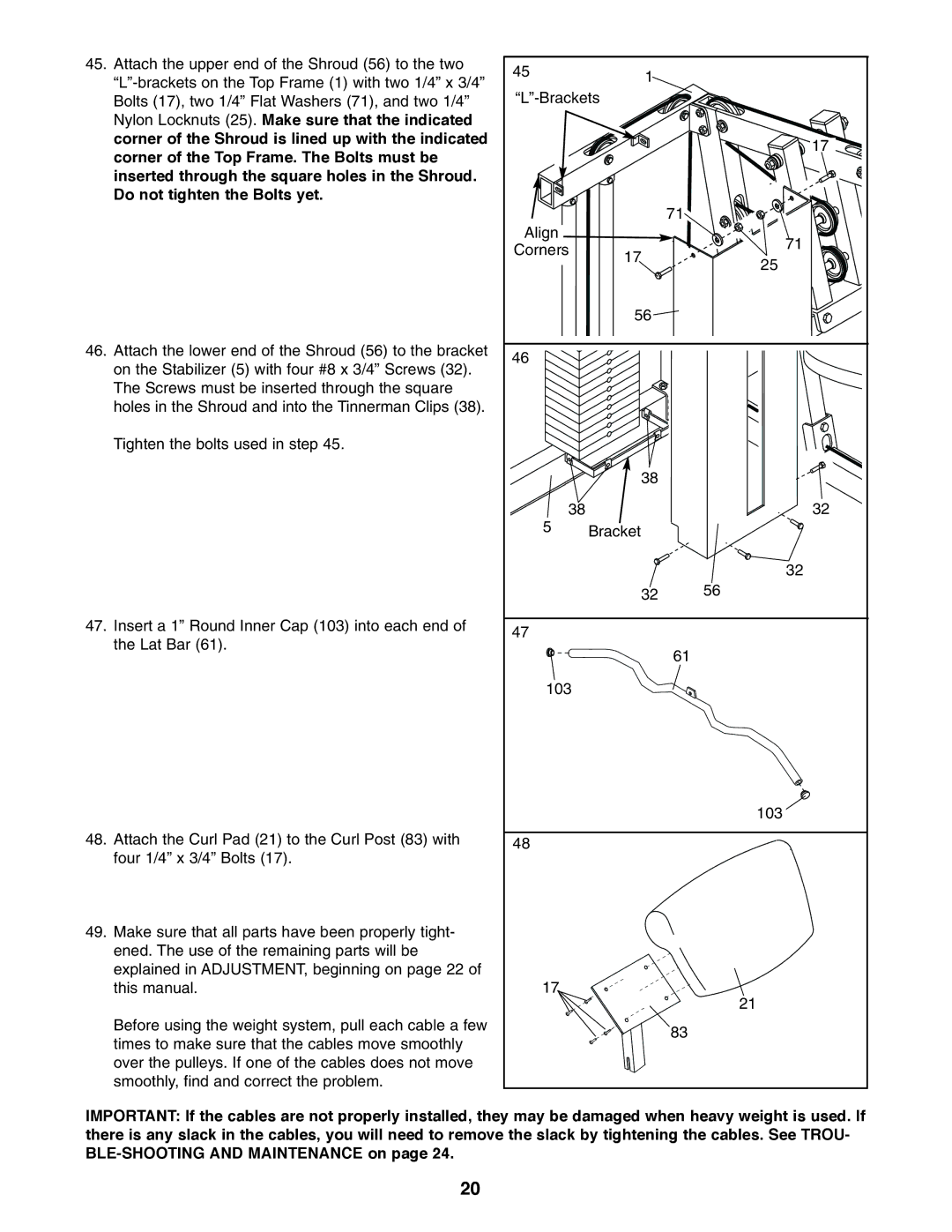 NordicTrack 831.159760 user manual 