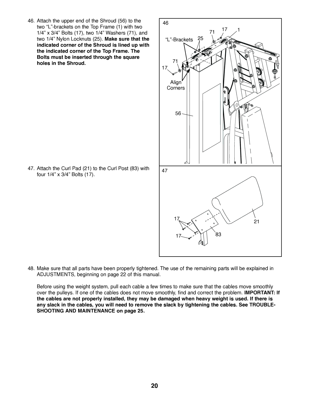 NordicTrack 831.159770 user manual 