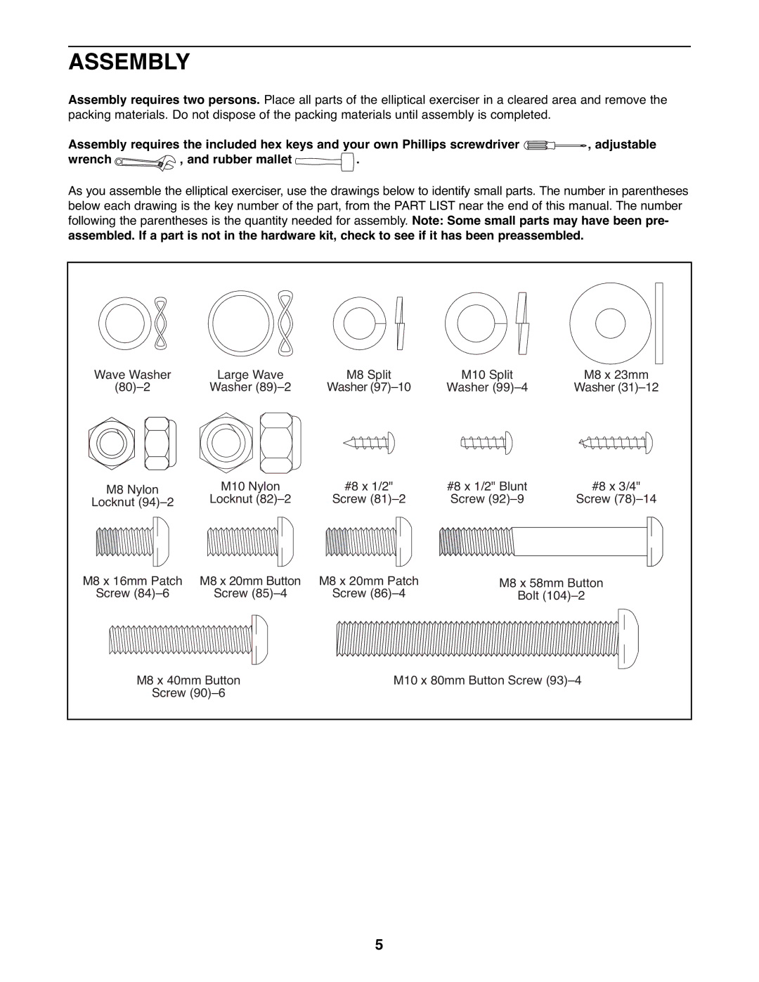 NordicTrack 831.23765.1 user manual Assembly 