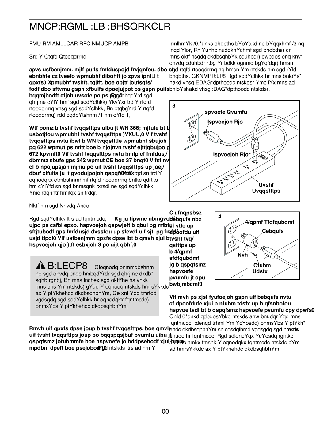 NordicTrack 831_24990.0 manual 9UK5789&5W&5Wi607!K7, A9P&79&49K47&7aK&U9PK&49W @$&3&0=1F$&0=1$@@1, =F&2?&B$&UI$1&41# 