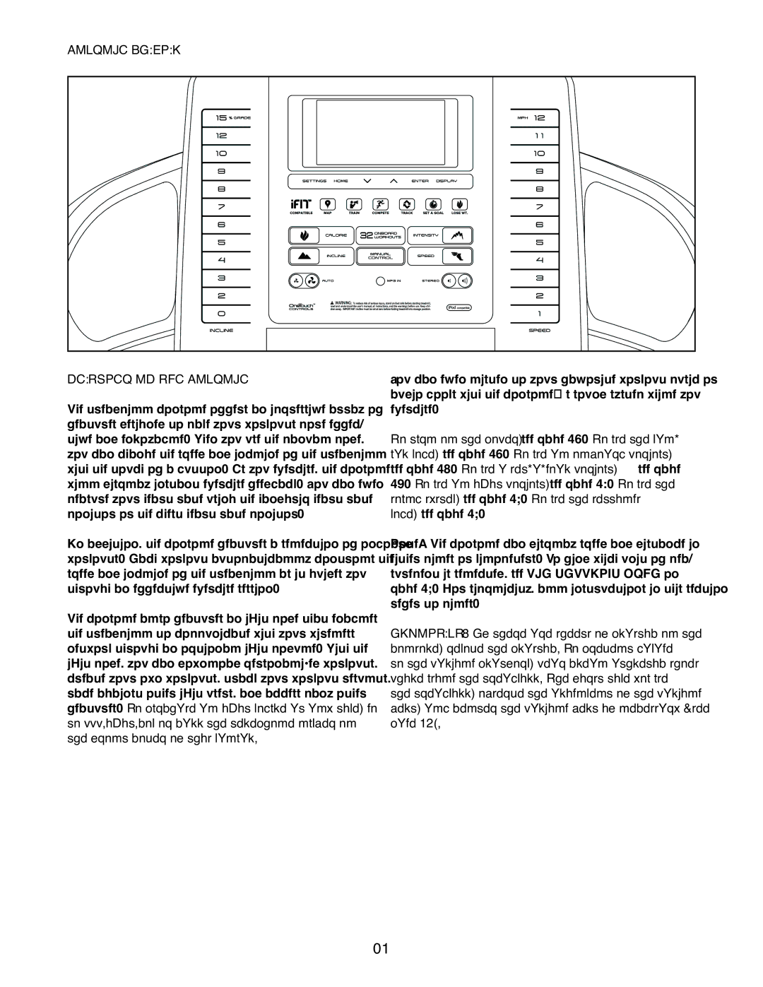 NordicTrack 831_24990.0 manual 4909MK&W85V5 TK576K0&9T&7aK&4909MK, 3F$, $&E1?&H$1&E&B2@&C3?=3% 