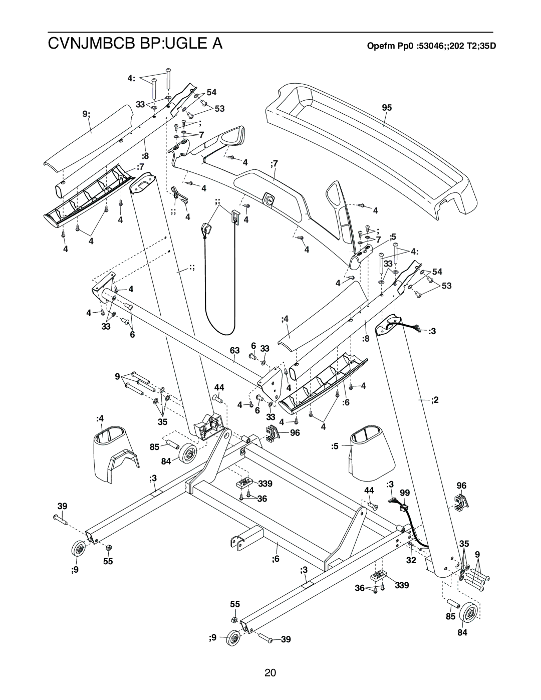 NordicTrack 831_24990.0 manual KkUM9WKW&W5P8V&4, H4\#!47!E97DFTT7!KT9E 99 D 99R 9F 99R 