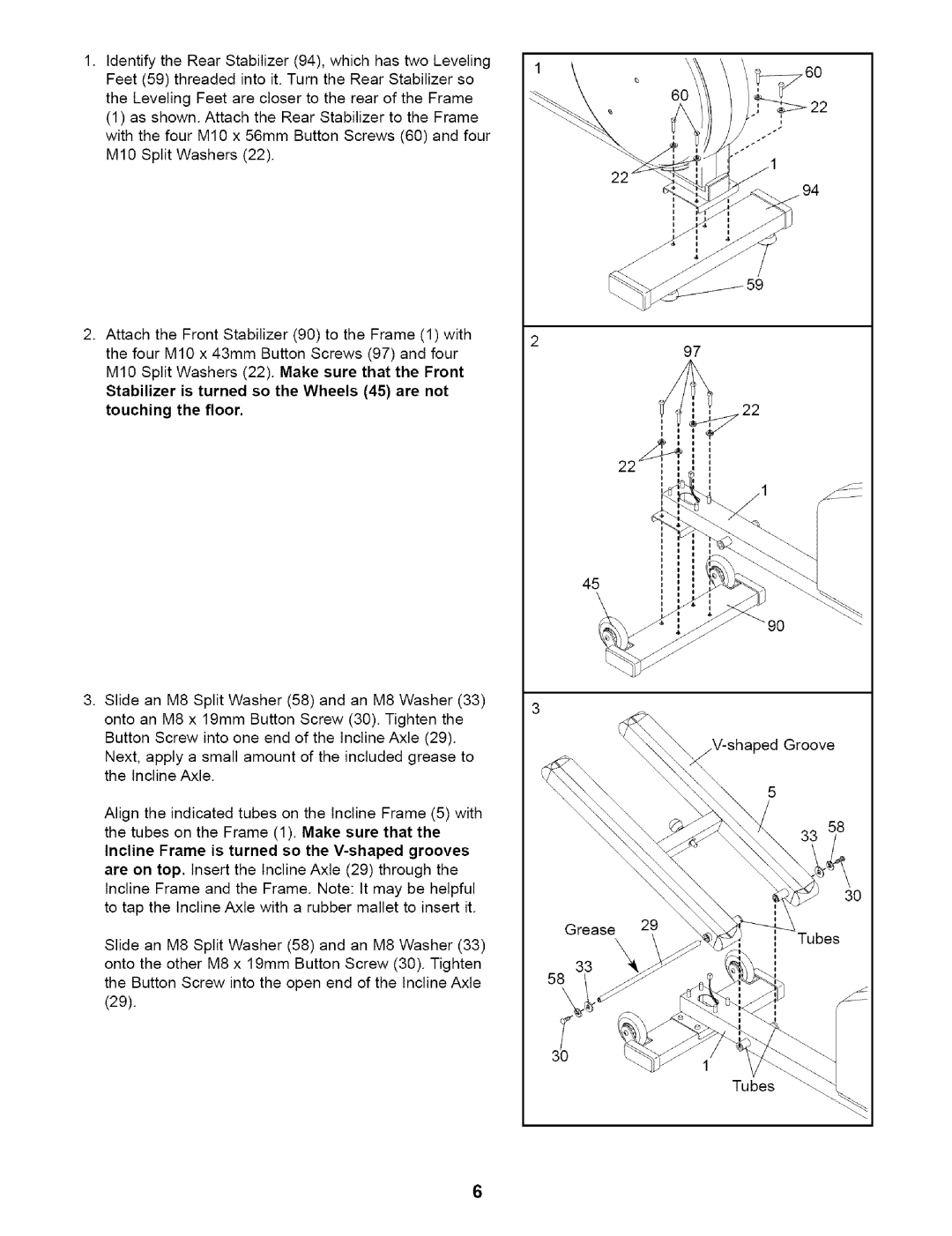 NordicTrack 831.28353 user manual Shaped Groove 