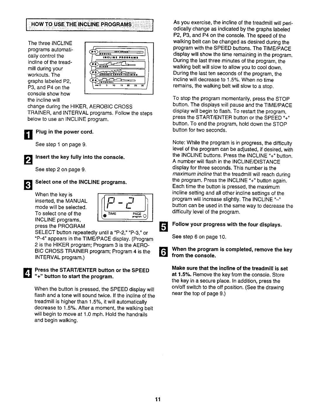 NordicTrack 831.2988 user manual Start/Enter 