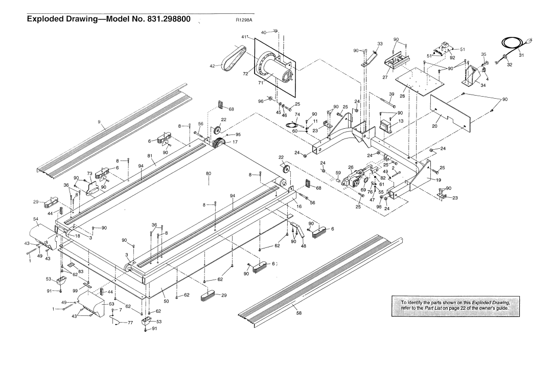 NordicTrack 831.2988 user manual Exploded Drawing--Model No 