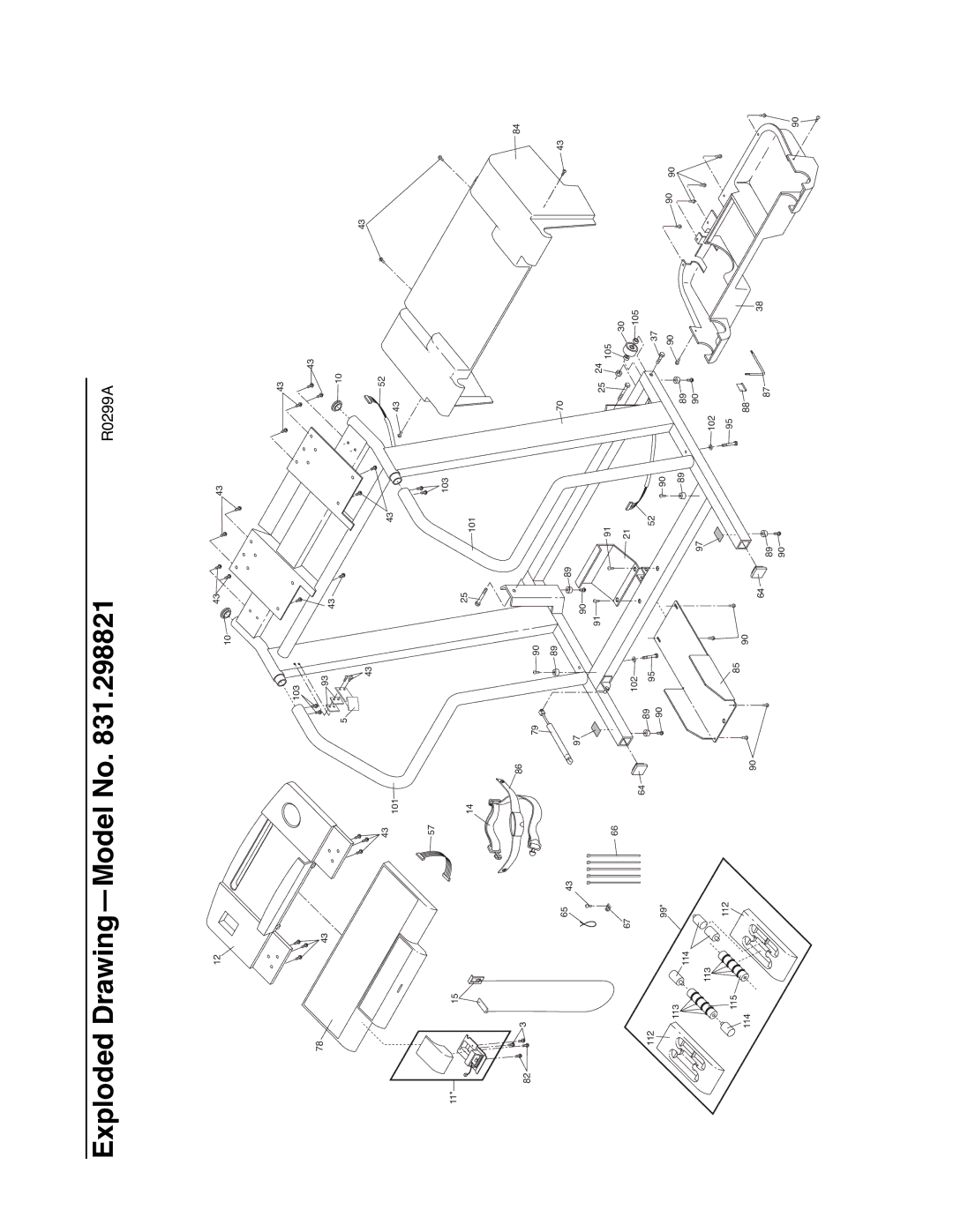 NordicTrack 831.298821 user manual 103 101 112 113 114 115 102 105 