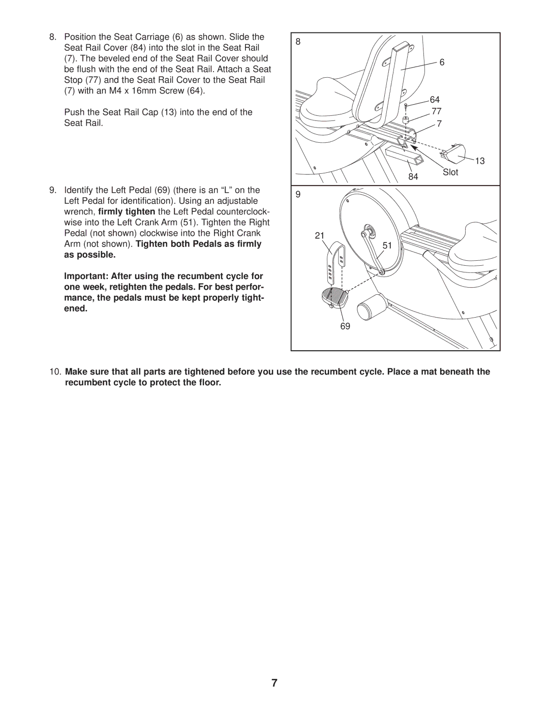 NordicTrack 831.298961 user manual 