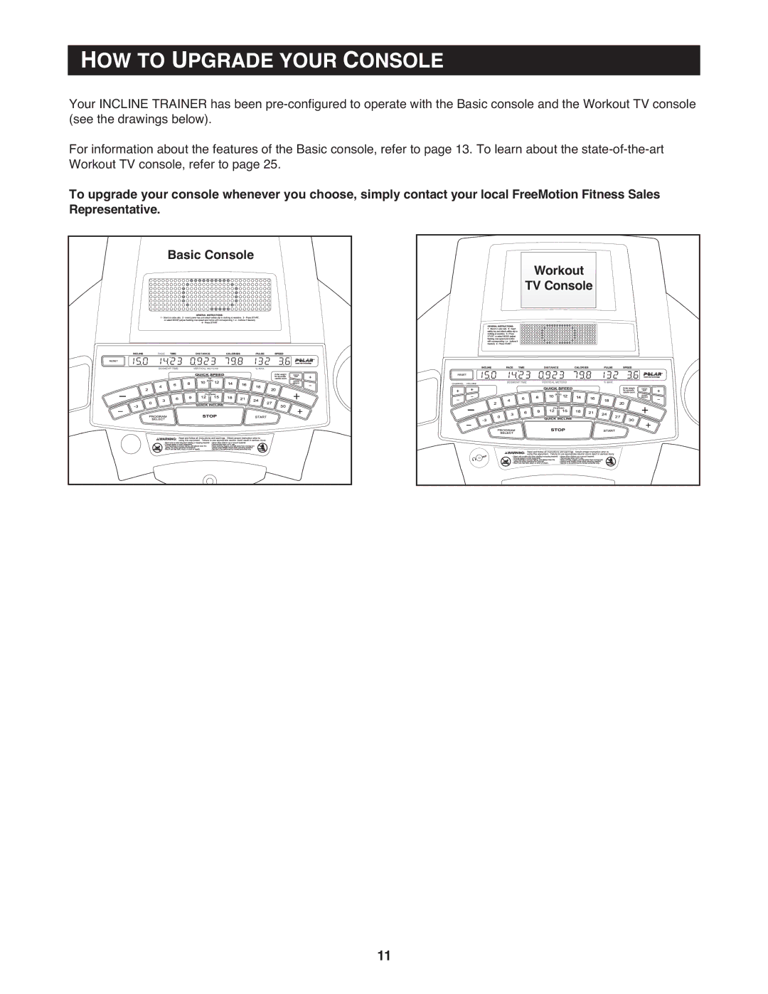 NordicTrack 9800 user manual HOW to Upgrade Your Console 