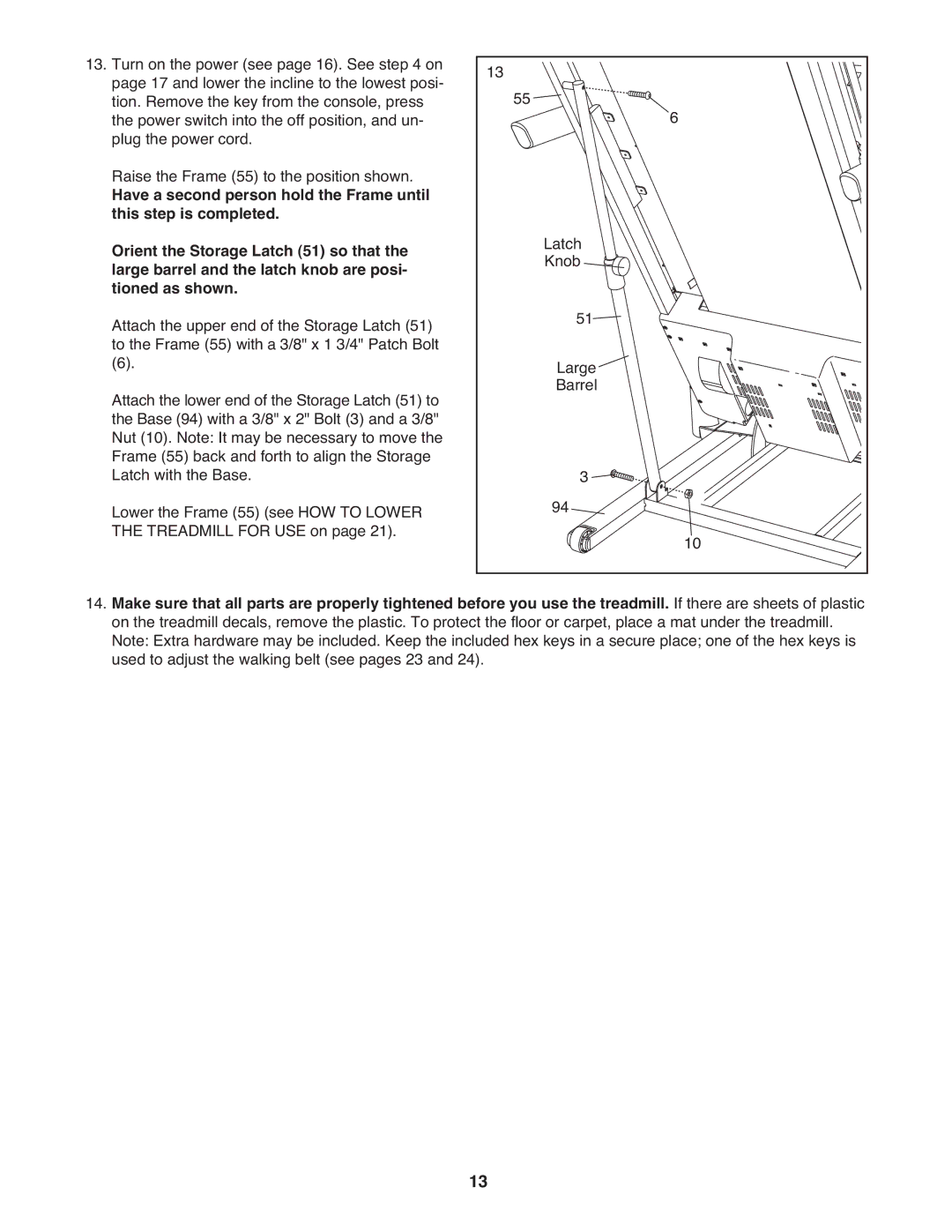 NordicTrack a2550 pro warranty Tioned as shown 