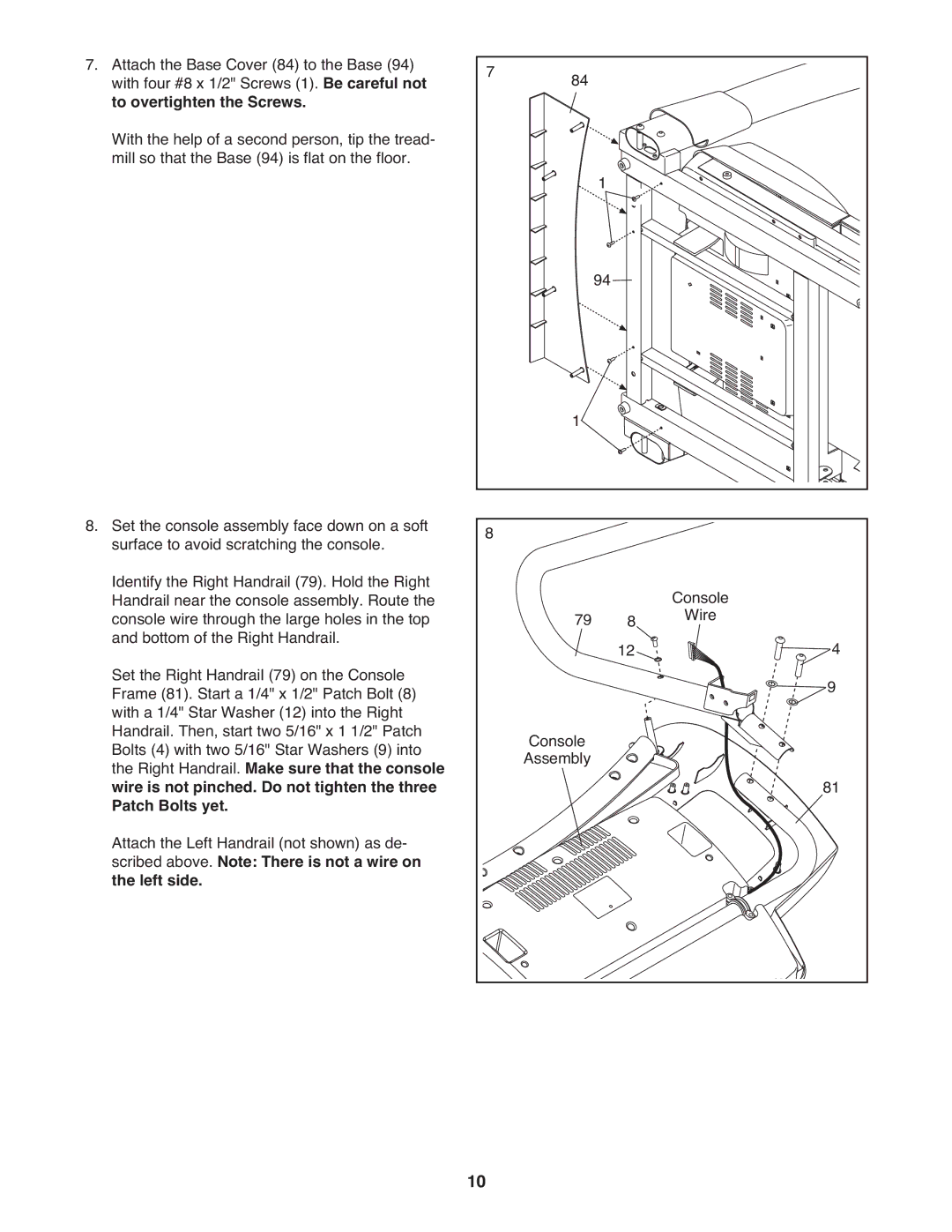 NordicTrack A2750 PRO warranty Assembly 