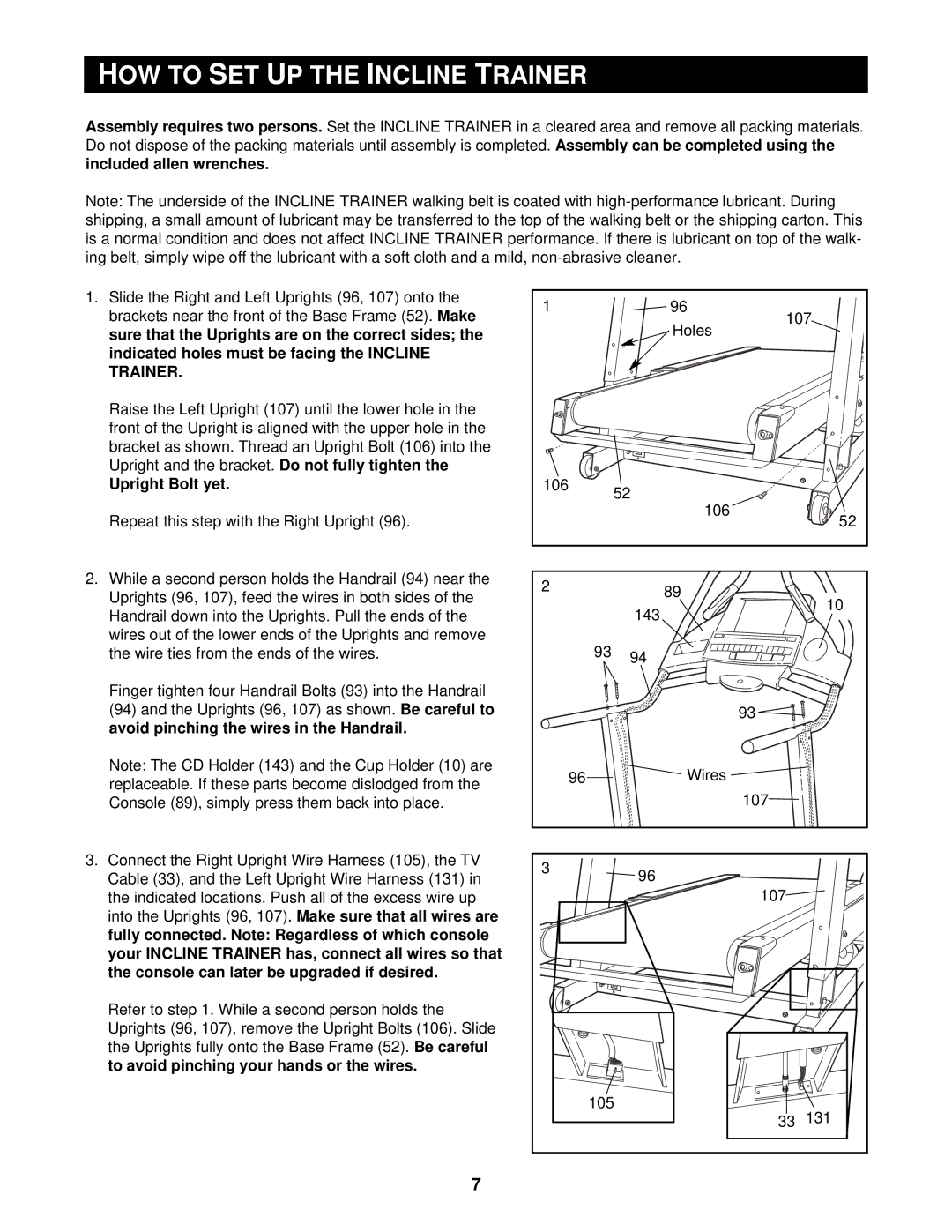 NordicTrack CTK65020 user manual Incline Rainer, Trainer 